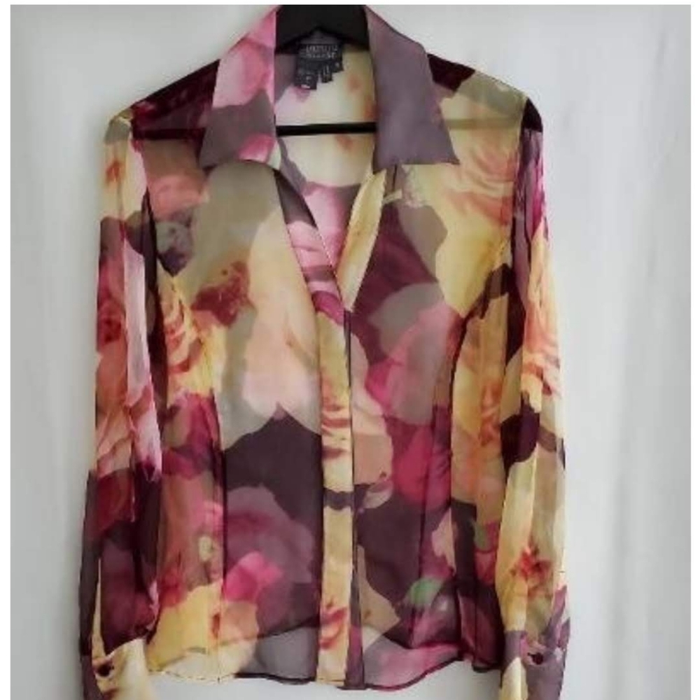 Lafayette 148 NY Silk Blouse